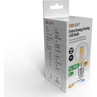 Solight extra úsporná LED žárovka 5,0W, 1055lm, 2700K, ekv. 75W
