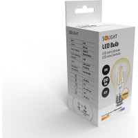 Solight LED žárovka retro, klasický tvar, 8W, E27, 3000K, 360°, 810lm