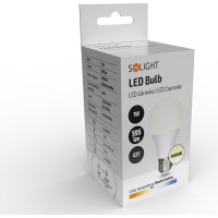 Solight LED žárovka, klasický tvar, 7W, E27, 4000K, 270°, 595lm