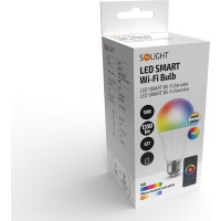 Solight LED SMART WIFI žárovka, klasický tvar, 15W, E27, RGB, 270°, 1350lm