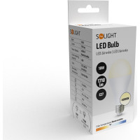 Solight LED žárovka, klasický tvar, 18W, E27, 4000K, 270°, 1710lm