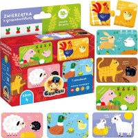 CZUCZU Puzzle dvojice Zvířátka 7x2 dílky