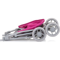 CHIPOLINO Sportovní kočárek pro panenky Alice Grey, Pink linen