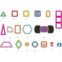 MAGFORMERS Universal GIGA 59 dílků