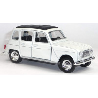 WELLY Autíčko na zpětné natažení Renault 4 bílý