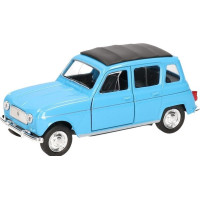 WELLY Autíčko na zpětné natažení Renault 4 modrý