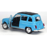 WELLY Autíčko na zpětné natažení Renault 4 modrý