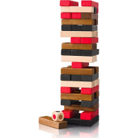 POPULAR Balanční hra dřevěná věž Jenga