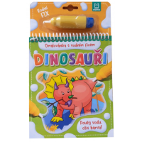 AKSJOMAT Omalovánka s vodním fixem Dinosauři