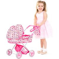 CHIPOLINO Hluboký kočárek pro panenky Dora Butterflies
