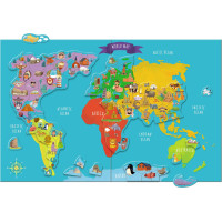 DODO Magnetická hra - Mapa světa