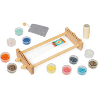Bigjigs Toys Tkalcovský stav na korálky