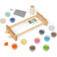 Bigjigs Toys Tkalcovský stav na korálky