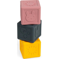 Bigjigs Toys Silikonové senzorické kostky