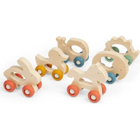 Bigjigs Toys Zvířátko na kolečkách 1 ks