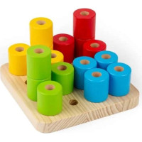 Bigjigs Toys Balanční válečky na podstavci