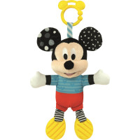 CLEMENTONI BABY Plyšový Mickey Mouse s úchytem