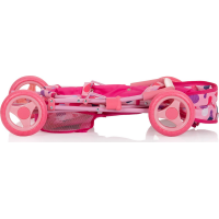 CHIPOLINO Hluboký kočárek pro panenky Dora Hearts