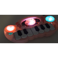 JOKOMISIADA Interaktivní piano růžové