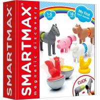 SMARTMAX Magnetická stavebnice Moje první farma 16 dílků