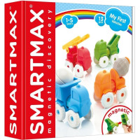 SMARTMAX Magnetická stavebnice Moje první vozidla 13 dílků