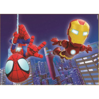 CLEMENTONI Obrázkové kostky Spidey a jeho úžasní přátelé, 12 kostek