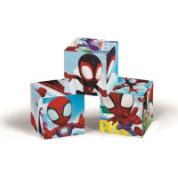 CLEMENTONI Obrázkové kostky Spidey a jeho úžasní přátelé, 12 kostek