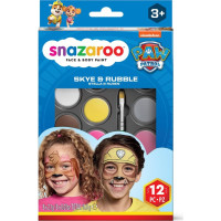SNAZAROO Sada 8 barev na obličej Tlapková patrola: Skye & Rubble