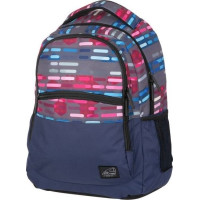 WALKER Školní batoh CLASSIC Lines Blue Pink