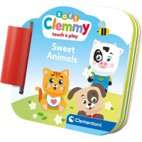 CLEMENTONI Soft Clemmy Hrací sada s knížkou Milá zvířátka