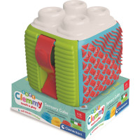CLEMENTONI Soft Clemmy Vkládací senzorická kostka s měkkými kostkami