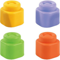 CLEMENTONI Soft Clemmy Vkládací senzorická kostka s měkkými kostkami