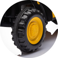 CHIPOLINO Odrážedlo Traktor CAT Yellow