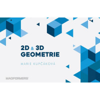 MAGFORMERS Výukové karty Geometrie 3: 2D a 3D geometrie