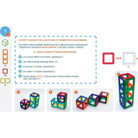 MAGFORMERS Výukové karty Geometrie 3: 2D a 3D geometrie