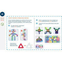 MAGFORMERS Výukové karty Geometrie 3: 2D a 3D geometrie