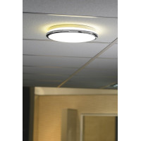 Sapho SILVER stropní LED svítidlo, Ø 28cm, 10W, 230V, 3000K/4000K/6500K, chrom AU480