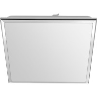 Sapho SILVER stropní LED svítidlo 28x28cm, 10W, 230V, 3000K/4000K/6500K, chrom AU478