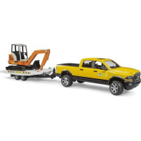 Bruder Terénní servisní auto RAM s minibagrem