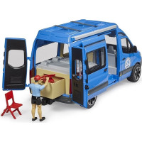 Bruder MB Sprinter Camper s řidičem a příslušenstvím