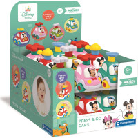 CLEMENTONI BABY Autíčko Press & Go Myška Minnie