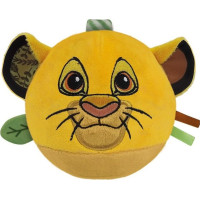 CLEMENTONI BABY Plyšový míček Simba s chrastítkem