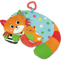 CLEMENTONI BABY Plyšový polštářek pod bříško Kitty Cat
