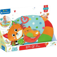 CLEMENTONI BABY Plyšový polštářek pod bříško Kitty Cat
