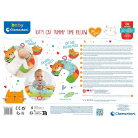 CLEMENTONI BABY Plyšový polštářek pod bříško Kitty Cat