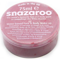 SNAZAROO Barva na obličej Červená (Red) 75ml