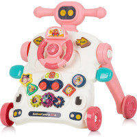 CHIPOLINO Chodítko interaktivní 3v1 Car Pink