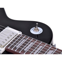 JOKOMISIADA Dětská elektrická kytara s popruhem černá