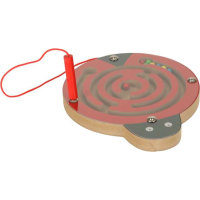 KIK Dřevěný magnetický labyrint Beruška