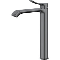 Sapho SUGA stojánková umyvadlová baterie vysoká, bez výpusti, gun metal TJ006GM